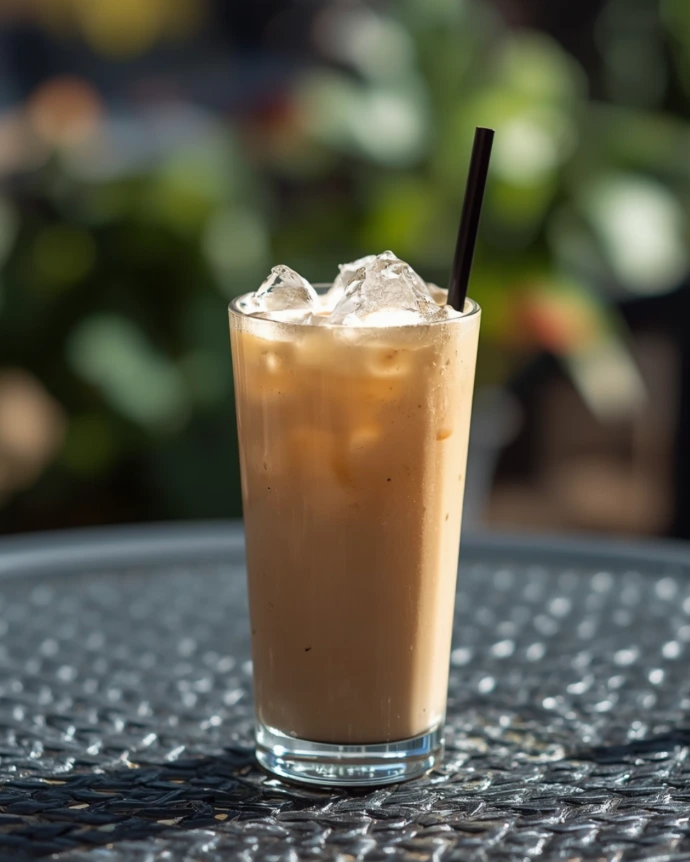 Iced chai latte
