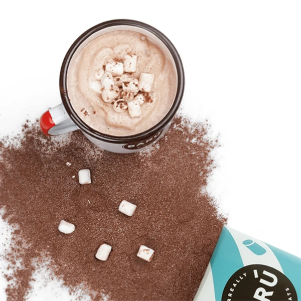 Warme chocolademelk