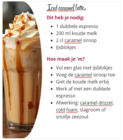 Iced Caramel Latte