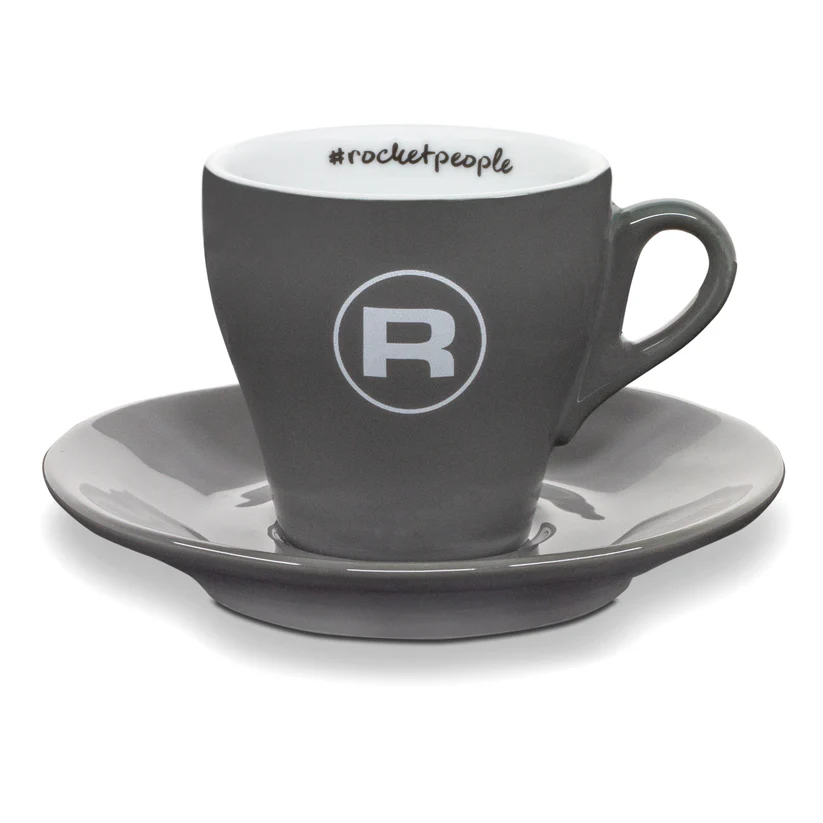 Espresso Cups grey/white - Set 6