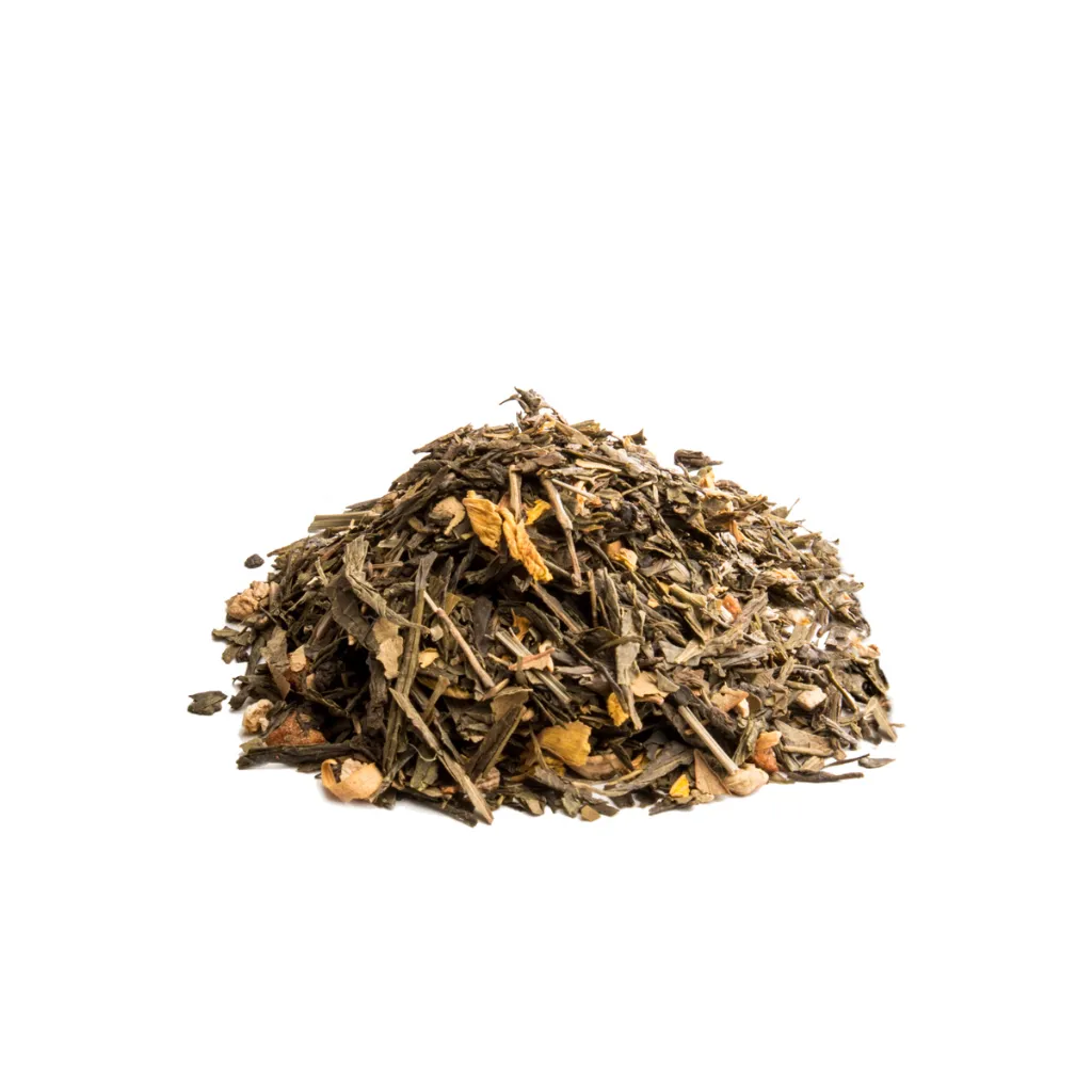 [GROEN ORANGE] Thé vert à l’orange et au gingembre